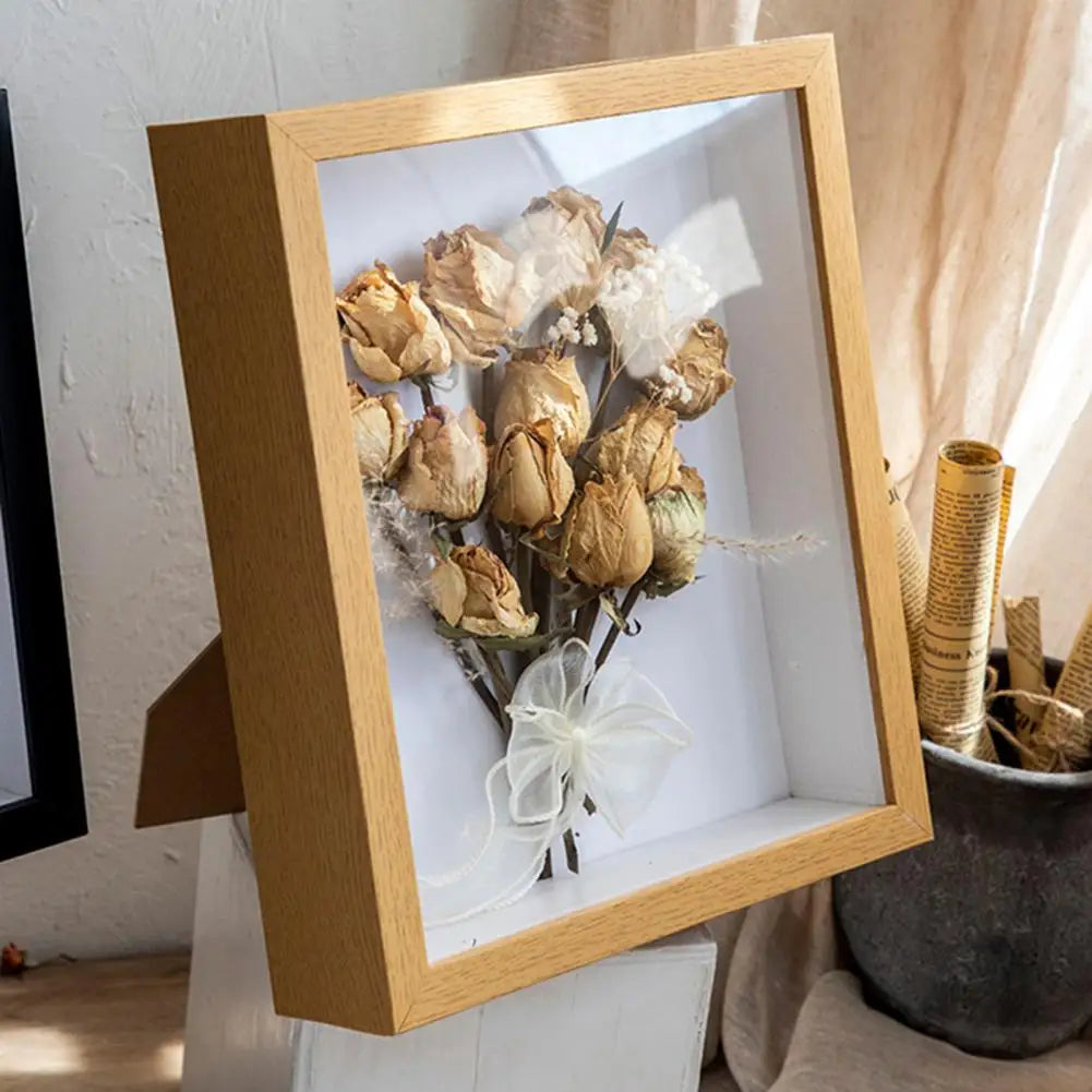 3d frame for dried flowers office ornament natural decor
