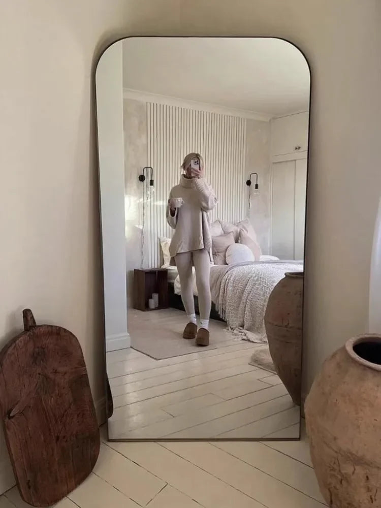 Full length mirror modern simple for home and shop - view 4