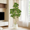 Artificial plastic ficus shaft for outdoor decoration