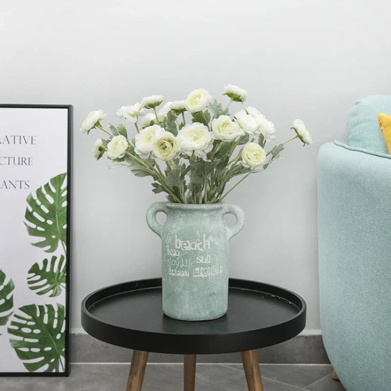 Artificial silk decorative flowers for festive events