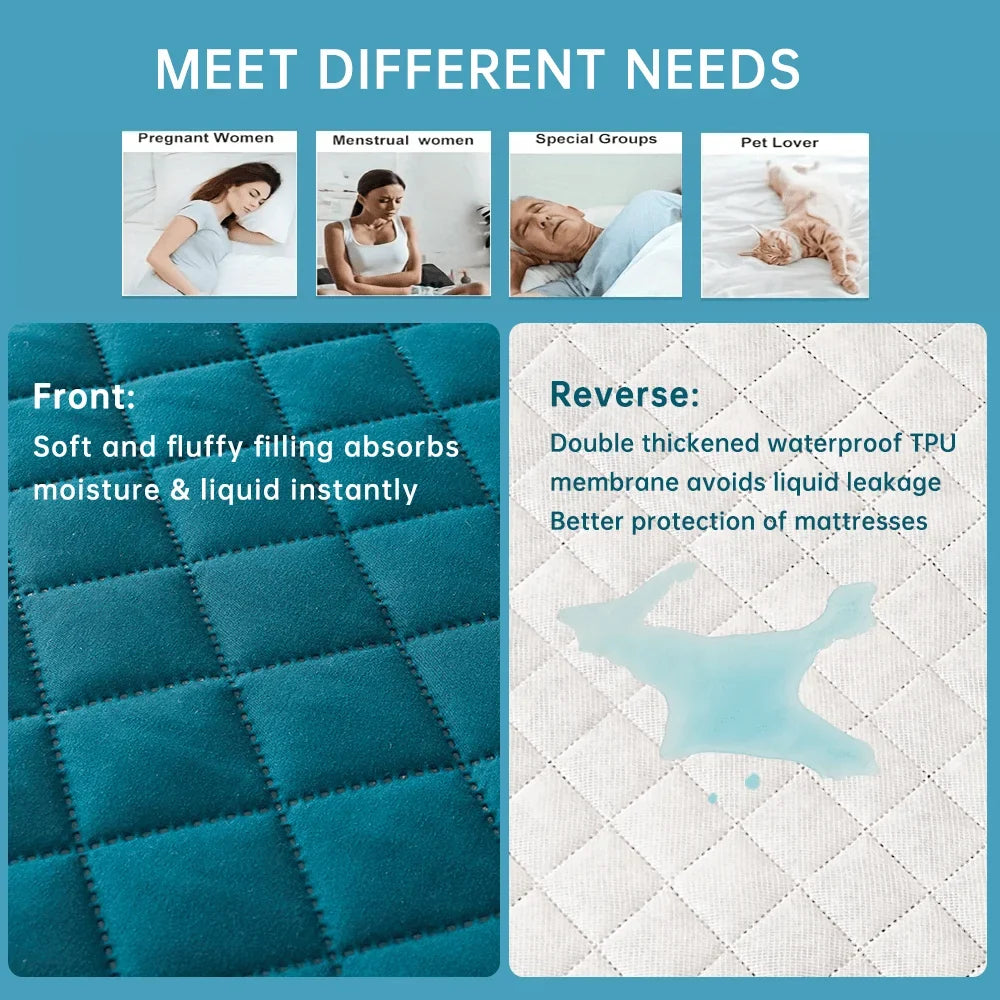 Waterproof 3D Air Fabric Mattress Cover in 140x200cm and 150x200cm - view 2