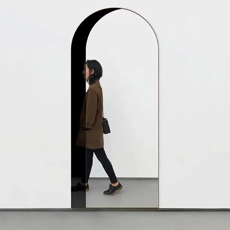 Full height Nordic mirror without frame for interior decoration - view 3