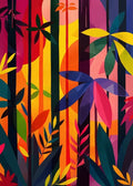 Decorative Abstract Canvas Wall Painting, Design 17 - 50X70cm Unframed / 17