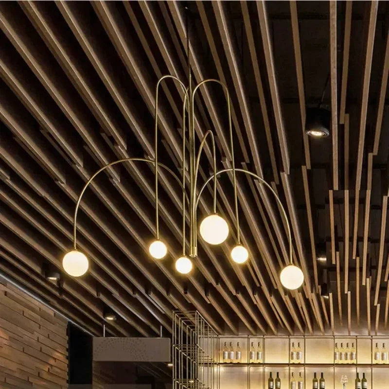 Modern pendant light with creative design led Nordic luxury - view 7