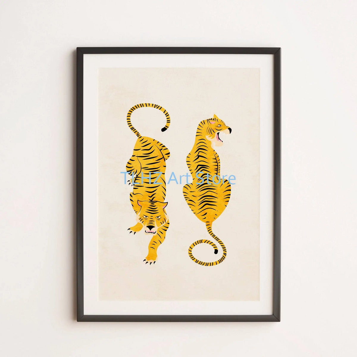 Posters and prints on canvas with quotations of flowers and dogs - 20X30cm Unframed / 16