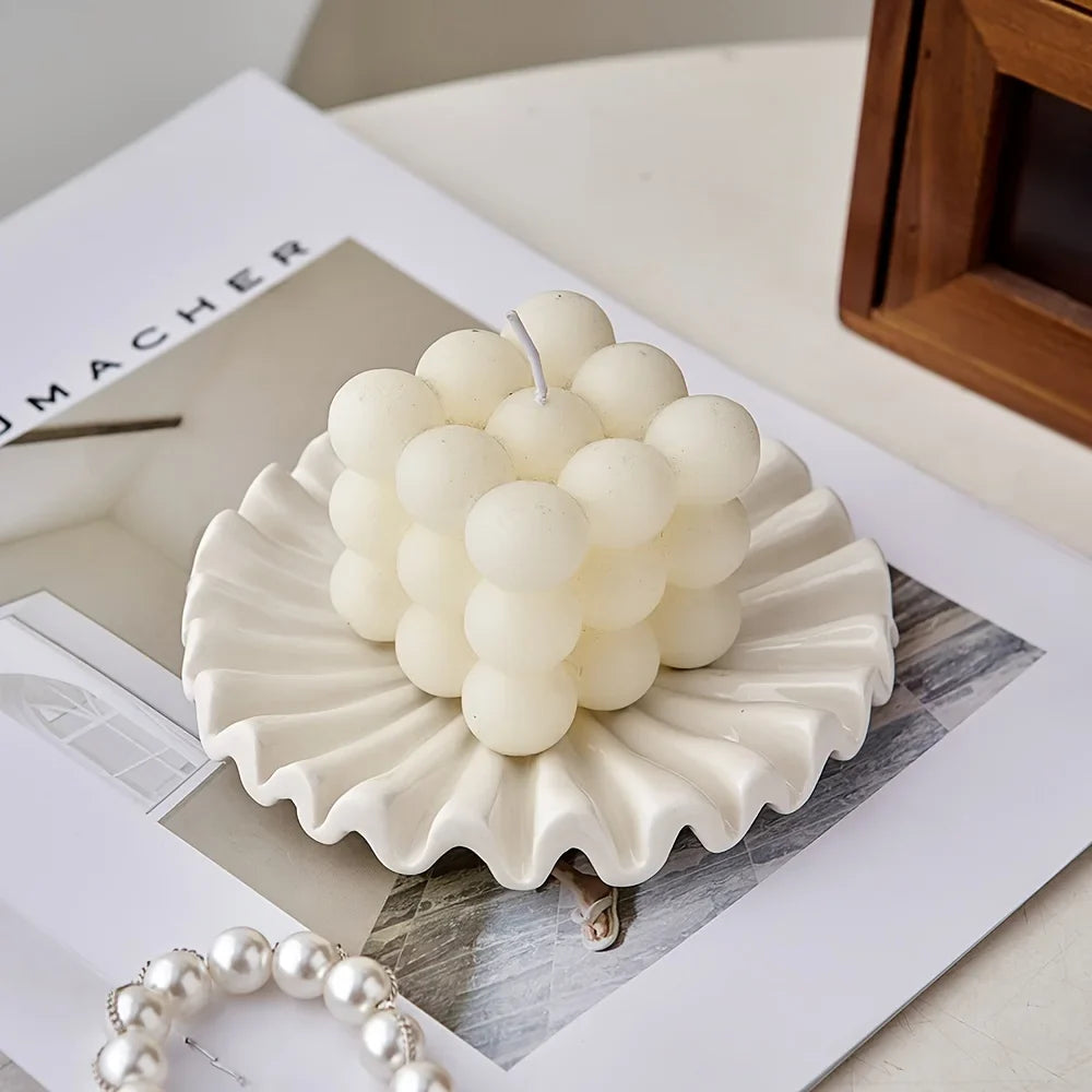 Elegant jewelry tray in modern festive ceramic design - view 4
