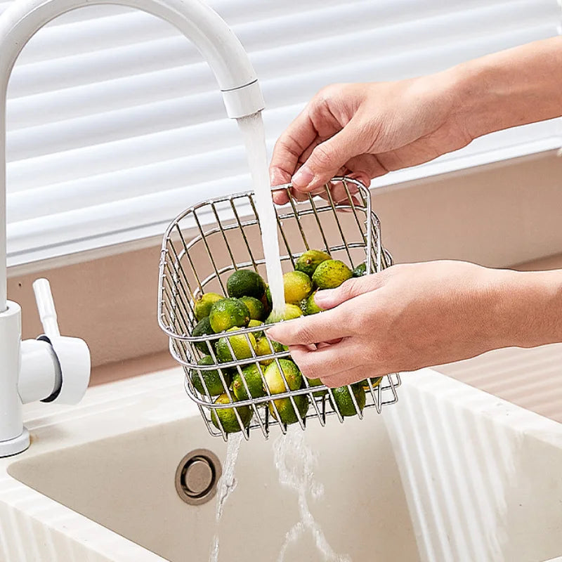 Stainless steel storage basket for fruit and vegetables - view 5