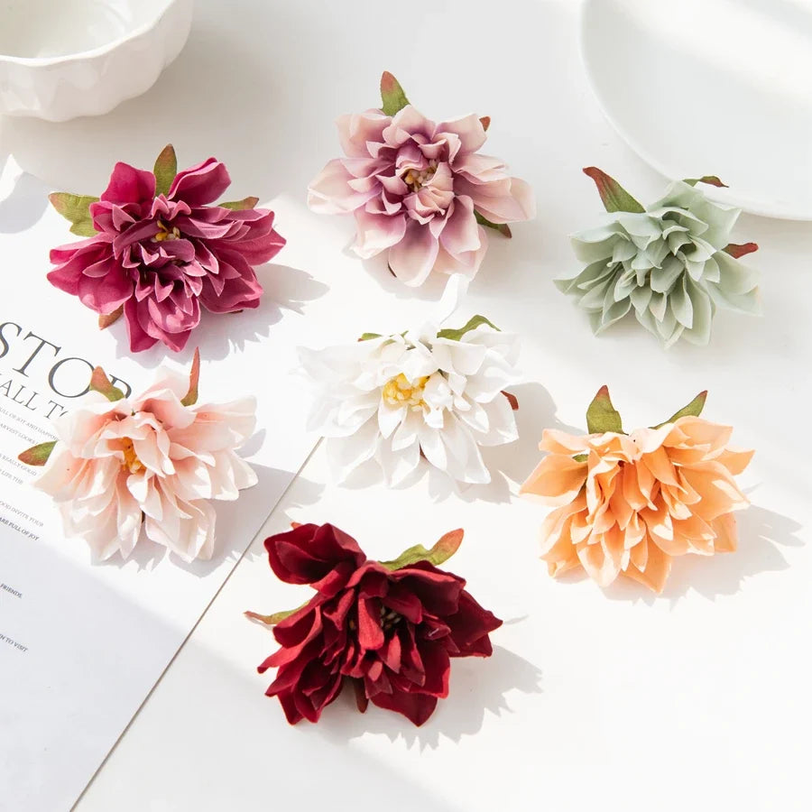 Set of 20 silk wall flowers for varied decoration - view 2