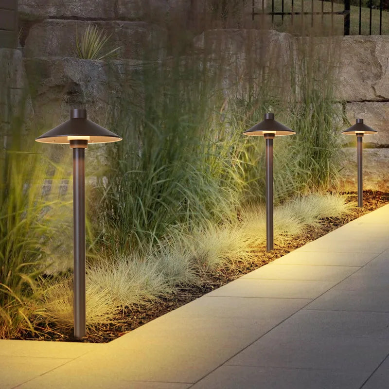 Modern LED lamp for waterproof and landscaped exterior lighting - view 2