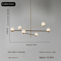 Postmodern minimalist pendant light for elegant interior decoration - B3 / 3 modifiables