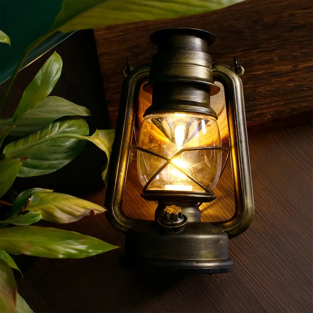 Retro waterproof camping lamp for tent and outdoor atmosphere - view 2