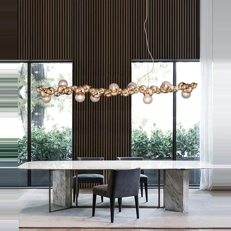 Chandelier led molecular design with variable intensity trend 2024 - view 5