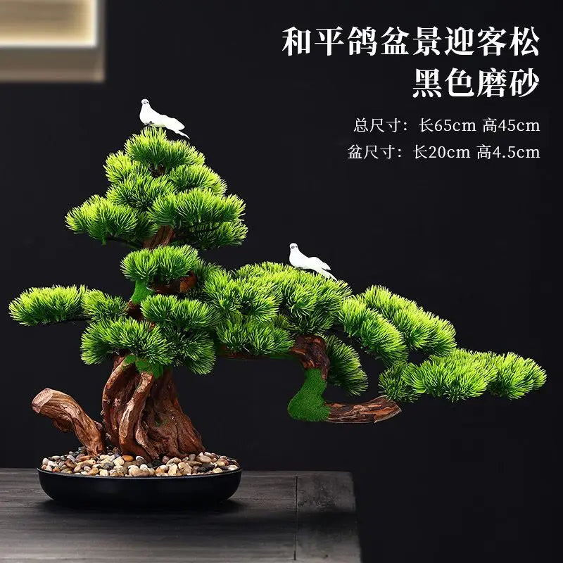 Bonsai ceiling top-of-the-range Chinese interior decoration - 60X45CM 07