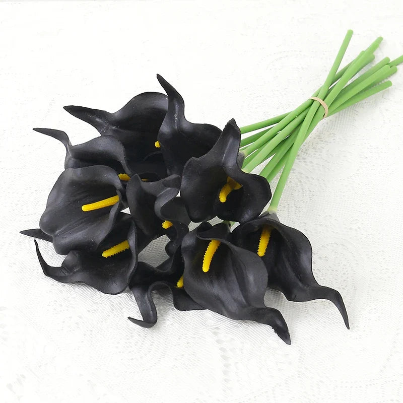 Lot of artificial flowers lys calla for wedding and floral decoration - P / 2 Pieces