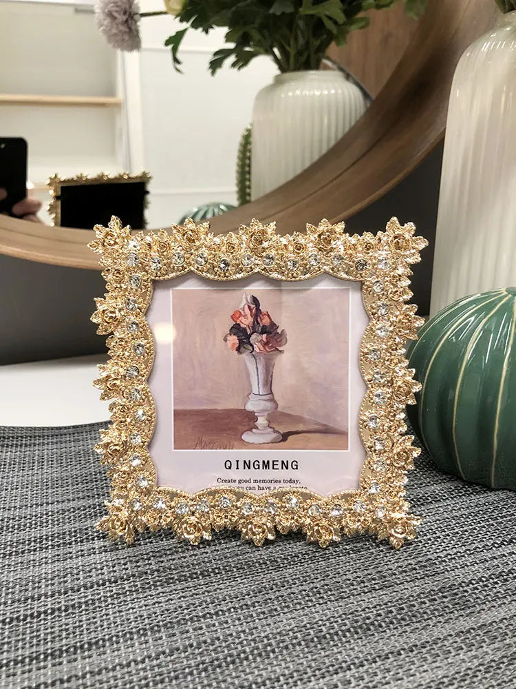Nordic style gold metal picture frames for interior decoration - view 5