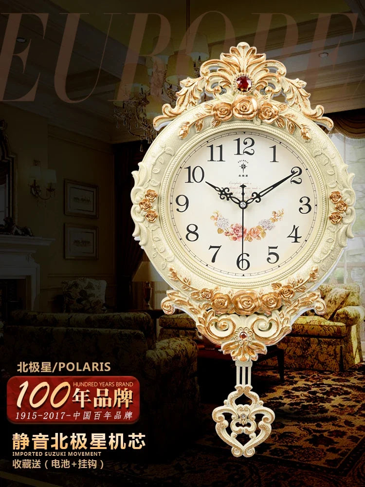 Silent modern style wall clock for interior decoration - view 4