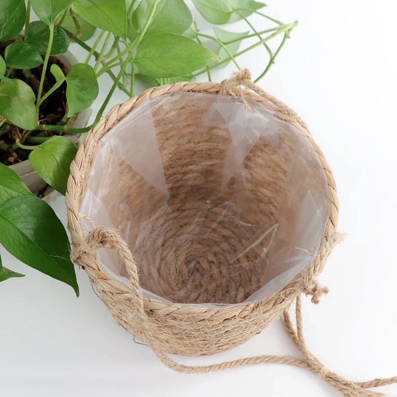 Macrame hanging gardener for indoor and outdoor plants - view 10