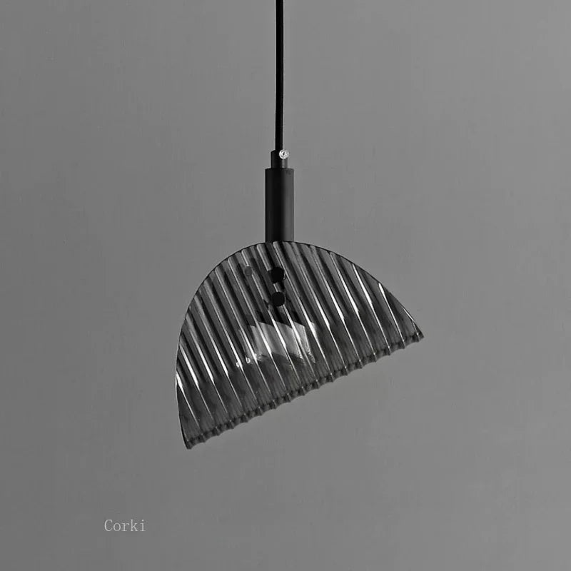 Art decorative glass design pendant light with modifiable gradation - view 3