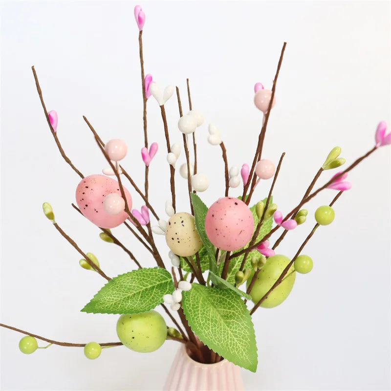 Decoration of 2024 coloured eggs for DIY home decoration - view 3
