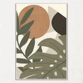 Natural Palm Leaf Artistic Poster for Interior Decor - Z10 / 21x30cm Unframed