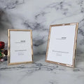 Decorative gold picture frame for office or wall