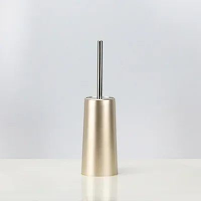 Luxury toilet brush with gold holder for bathroom - Gold
