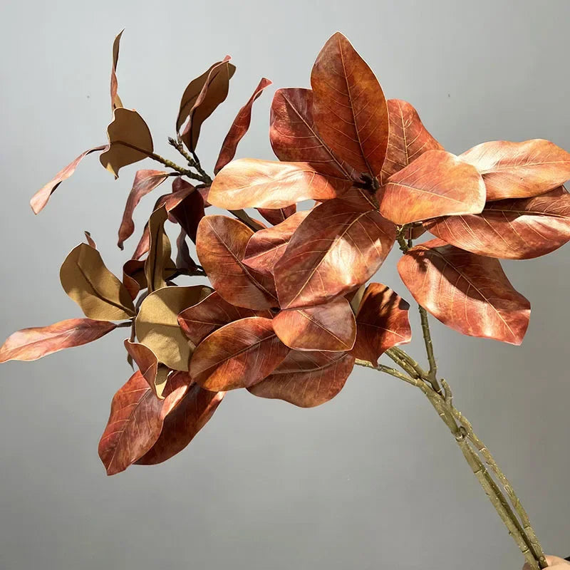 Artificial green plants decoration garden branch of magnolia - view 3