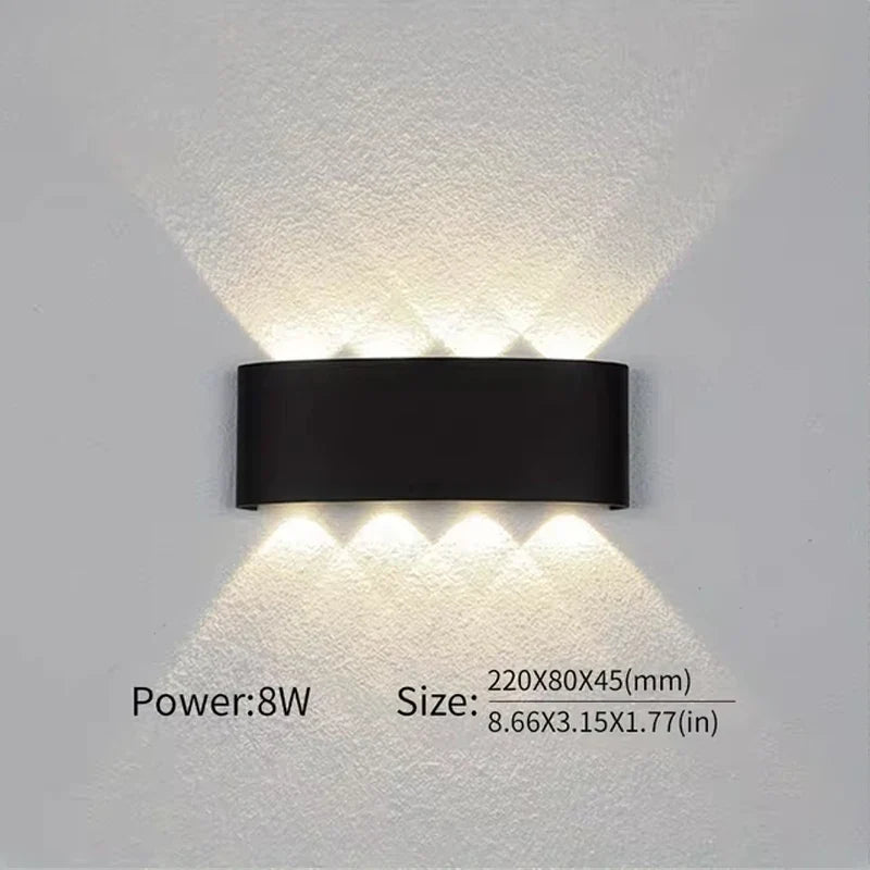 Waterproof led wall sconce for modern lighting - 8W / CHINE | 3000K