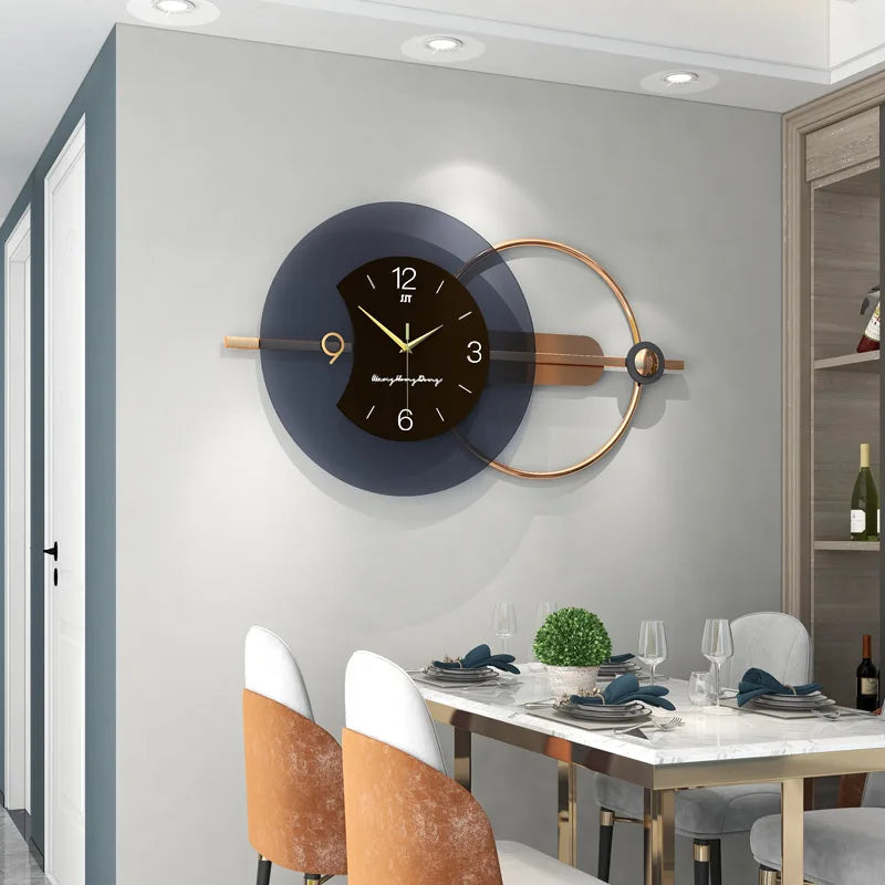 3d wall clock modern design silent Nordic artistic decoration - view 7