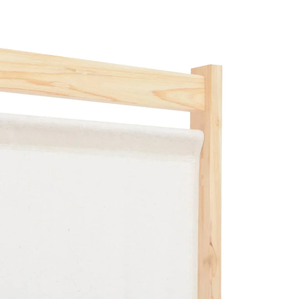 6-panel cream parting Wall, 240x4 cm fabric - view 6