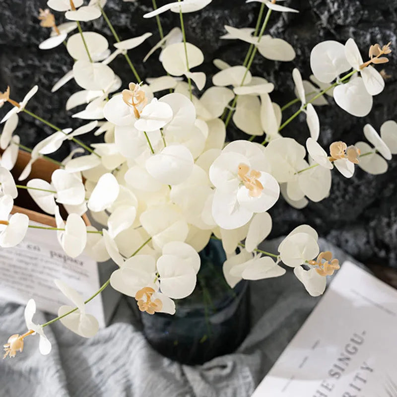 Eucalyptus leaves artificial flowers for floral decorations and arrangements - view 5
