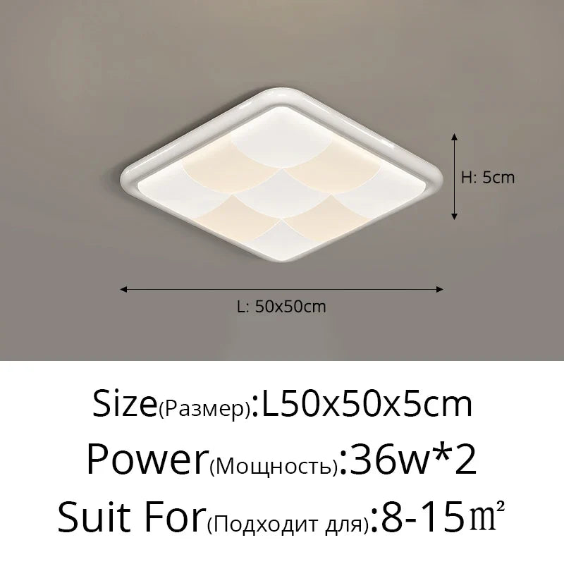 LED design ceiling for lighting and interior decoration - B White / Gradation infinie