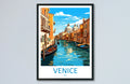 Modern Travel Poster of Famous Urban Landscapes on Canvas - 60X90cm Unframed / 13