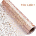 Pink gold table runner glitter metallised party