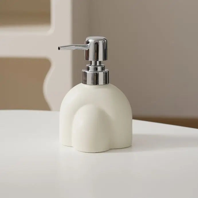 Ceramic soap dispenser for shampoo and portable water - S