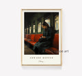 Library of edward art works hopper modern wall posters - 60X90cm Unframed / 7