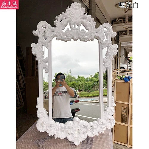Decorative aesthetic mirrors for irregular makeup - 74X120X5CM 2