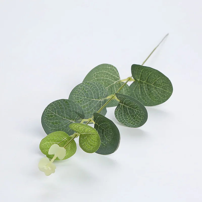 Table decoration branches of eucalyptus artificial plants for wedding - view 3