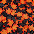 50 artificial maple leaves for autumn decorations