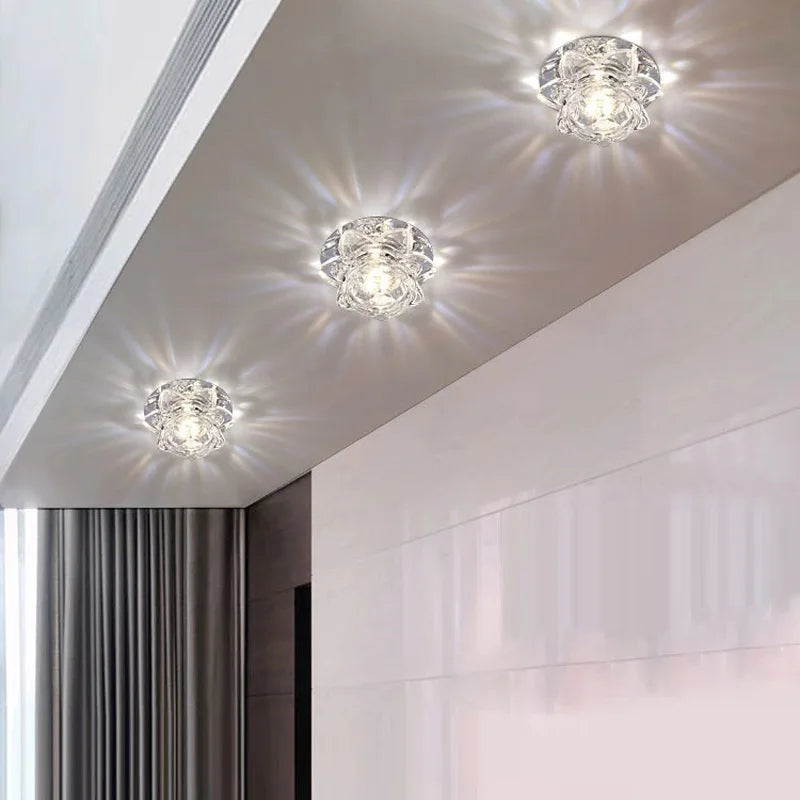 Crystal led ceiling lamp for modern interior decoration - view 5