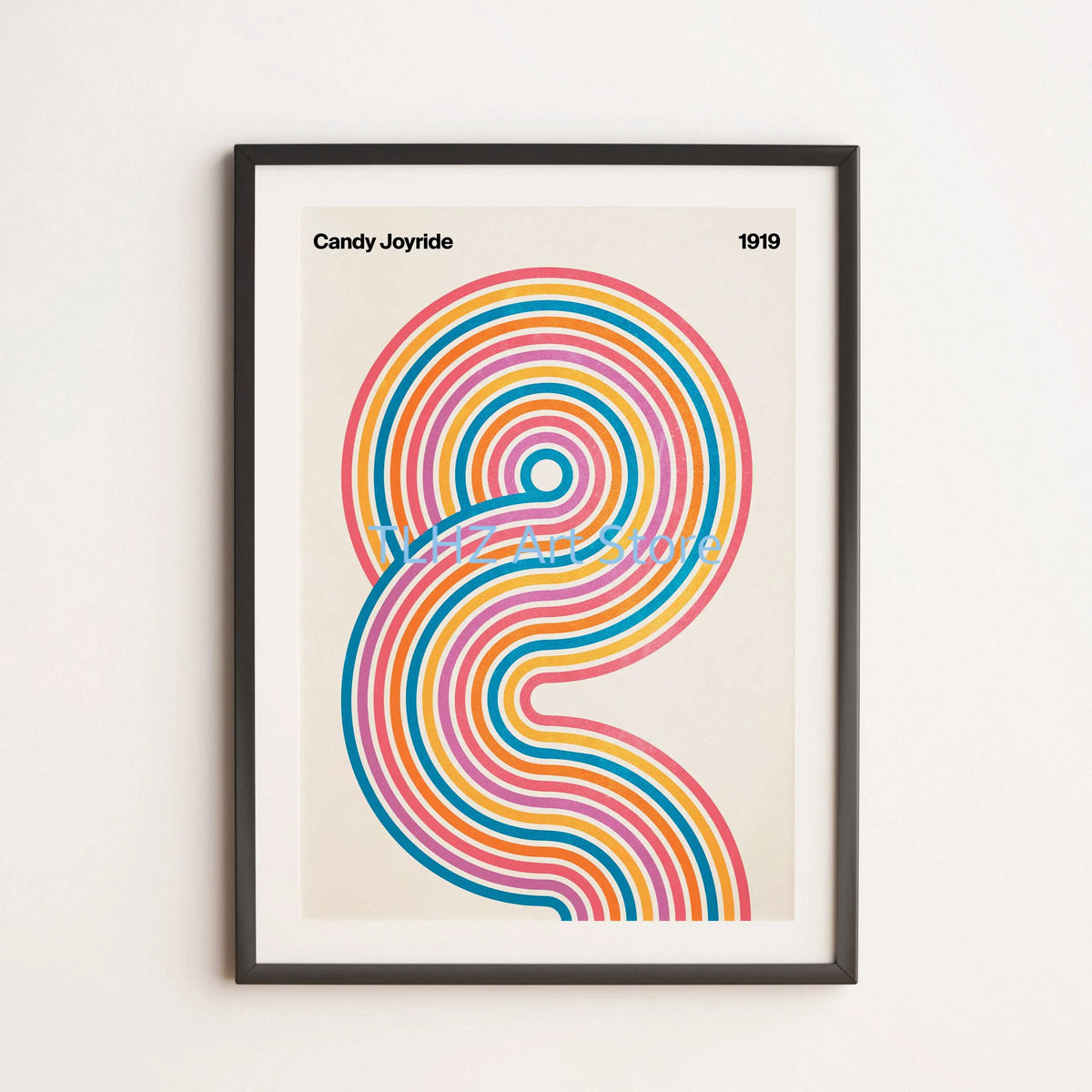 Posters and retro prints of coloured flowers for wall decoration - 20X30cm Unframed / 3