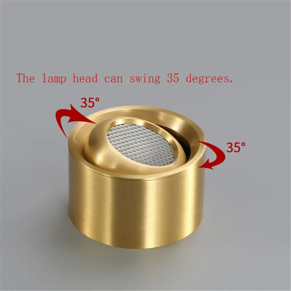 Adjustable copper angle ceiling for interior decoration - view 5