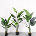 Large artificial banana pot for interior and exterior decoration