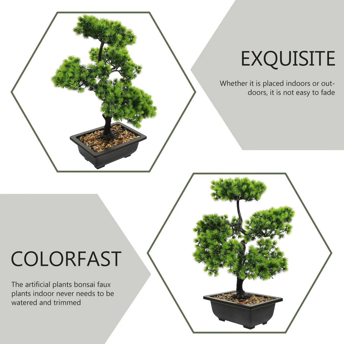Artificial bonsai plant decoration for home and office - view 6
