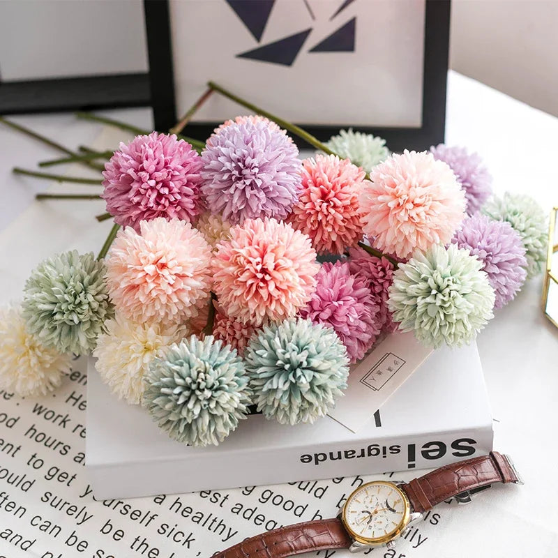 Bouquet of artificial flowers for wedding decoration and handicraft vases - view 3