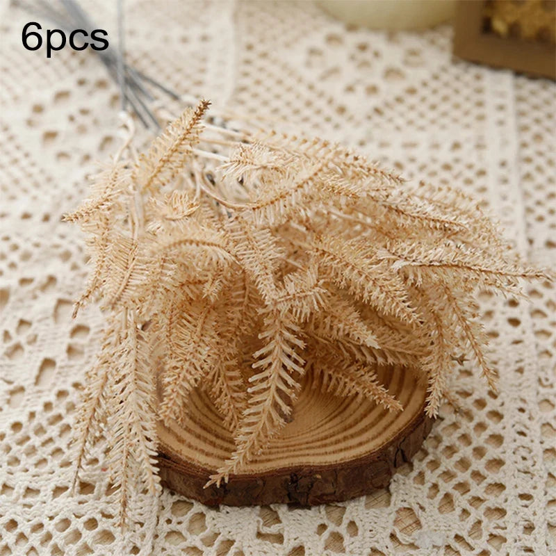 Set of artificial flower balls for decoration and DIY - Light Brown