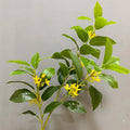 Set of 6 artificial osmanthus silk plants for commercial decoration - Yellow Flower