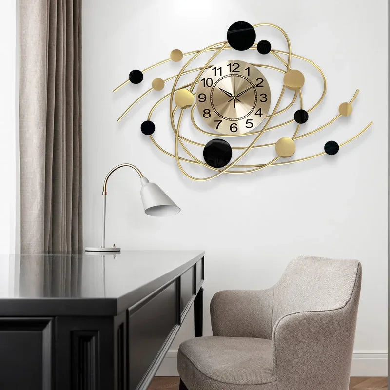 Modern elegant wall clock for interior decoration - view 4