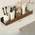 Solid wood wall shelf for practical storage without perforation - 11,5X40CM