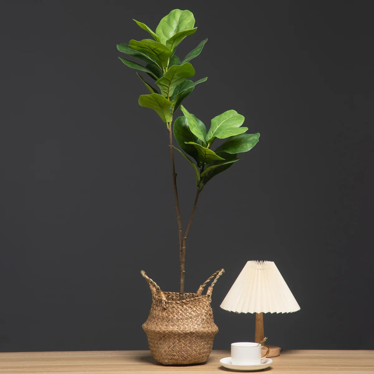 Artificial ficus tree branch for interior and exterior decoration